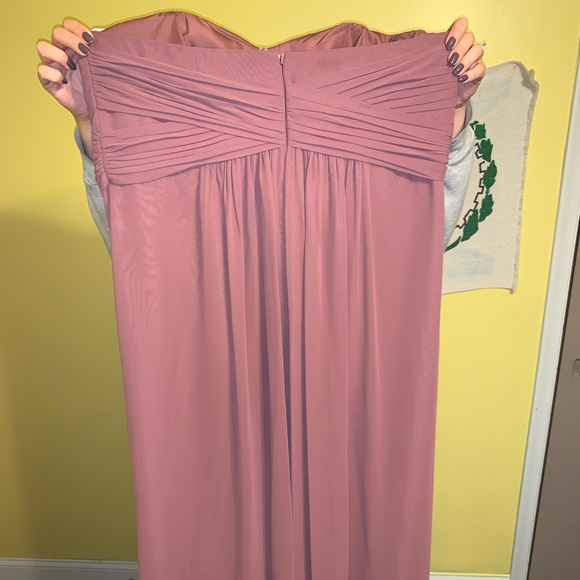 David’s Bridal F15555 Strapless Dress “Rosewood” - Picture 3 of 4